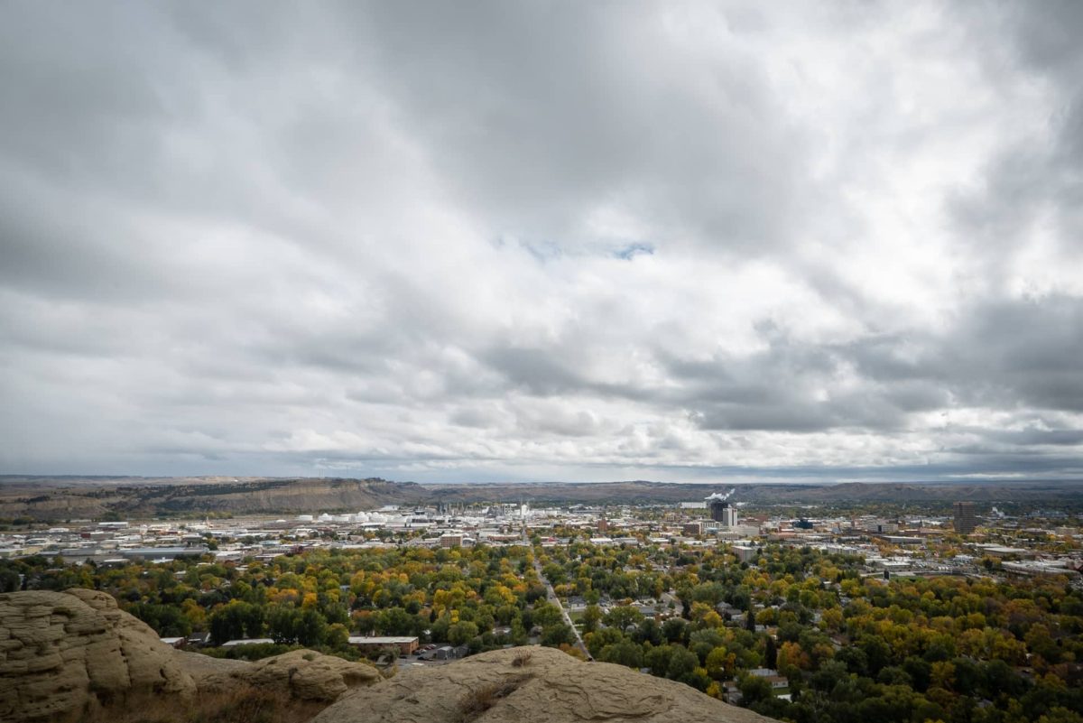 View from the Rimrock in Billings Montana
